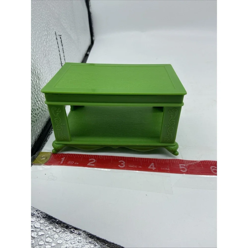 My Scene Chelsea Style Green Coffee Table For Barbie House